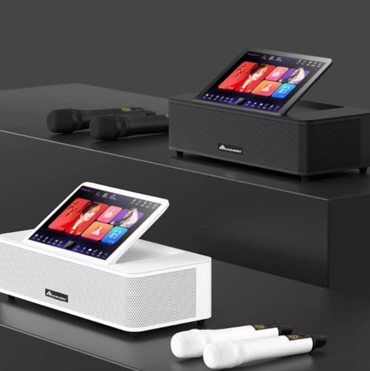 2026 KV-S6 All-in-One Complete Soundbar System with 2 Wireless Microphones