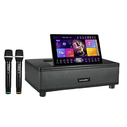 2026 KV-MX6 All-in-One Complete Soundbar System with 2 Wireless Microphones